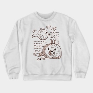 Hilda Sketchbook Woffs Crewneck Sweatshirt